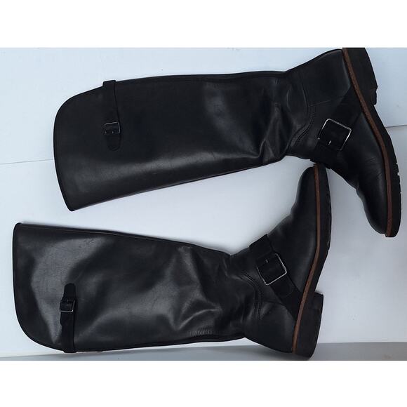 Franco Sarto CUTLER Knee High Riding Boot Tall Equestrian Black Leather Size 8 - Picture 12 of 12